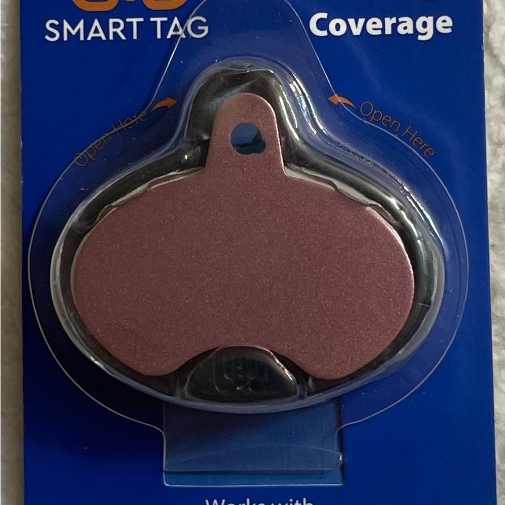 Rose Gold dog tag and tracking device
